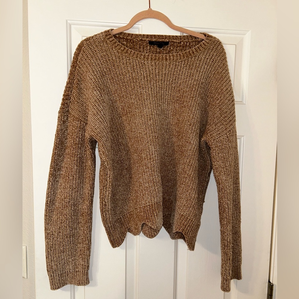 Super soft velour sweater